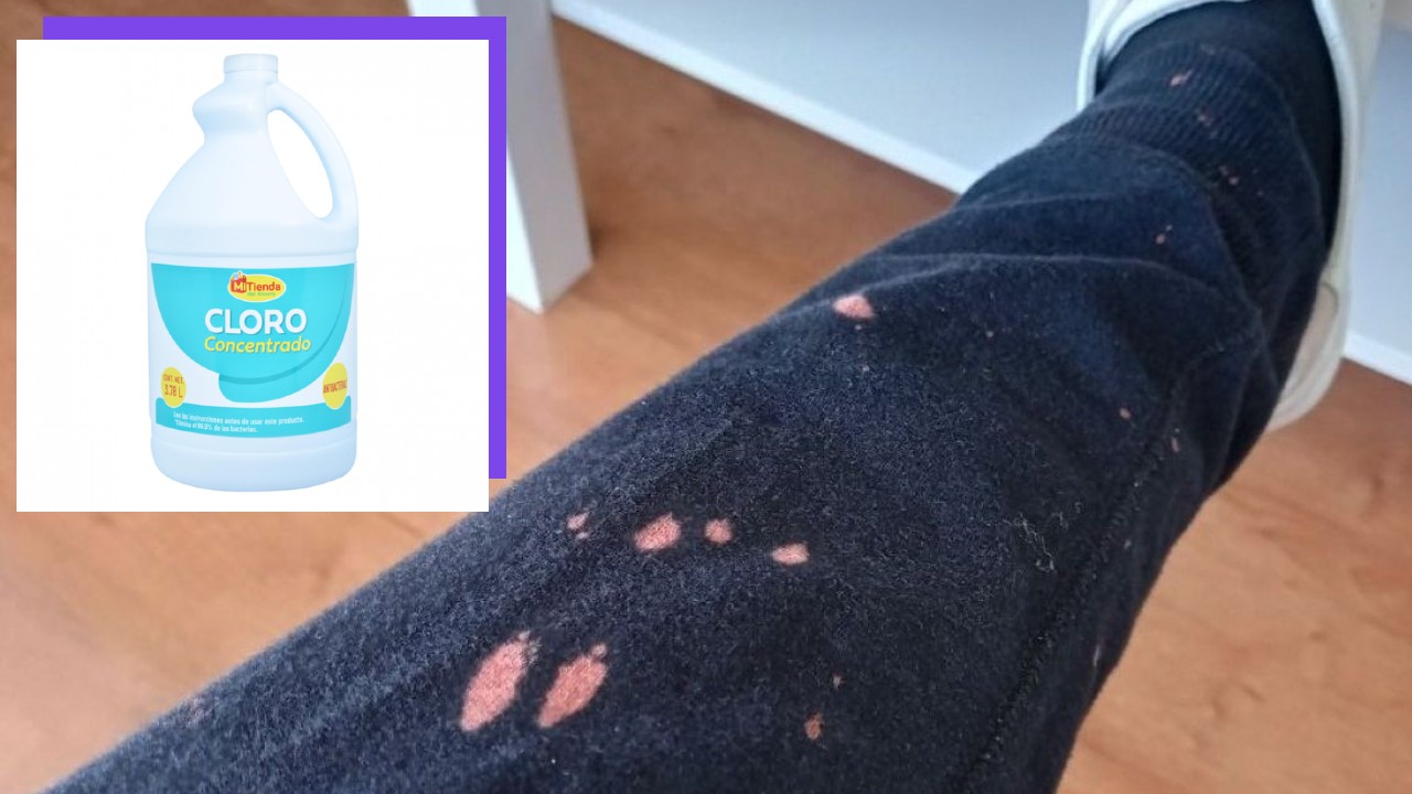 Como Arreglar Manchas De Cloro En Ropa Negra www.viviendoencasa.mx